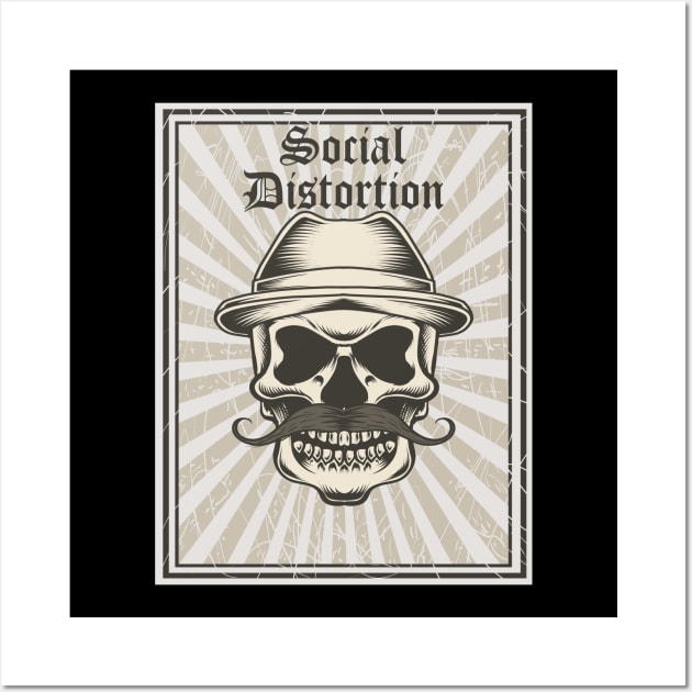 social distortion punk Wall Art by wiswisna